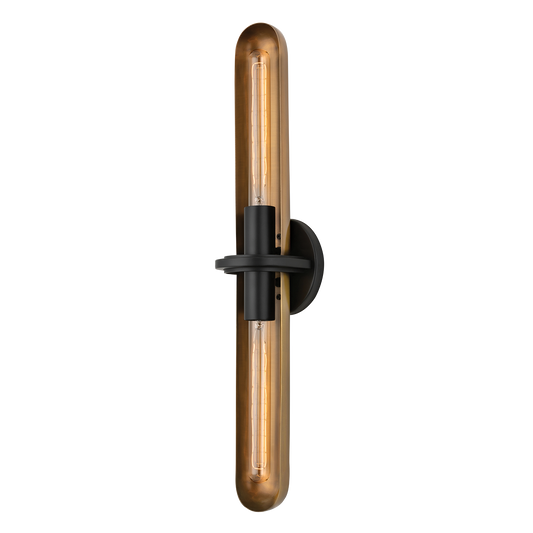 Troy Tuscon Wall Sconce Patina Brass