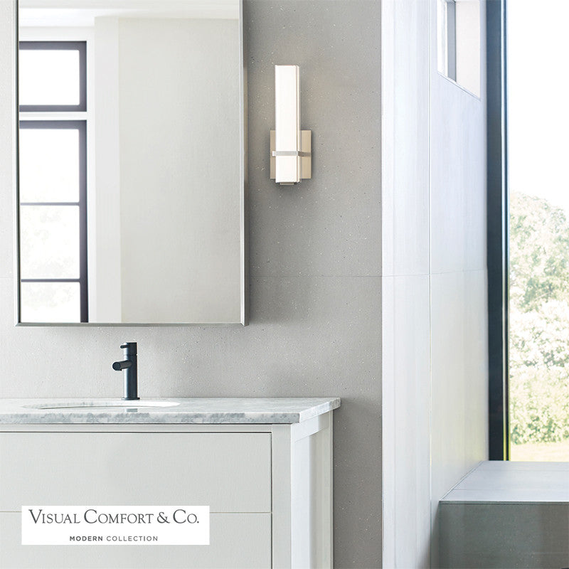 Visual Comfort Modern Milan Bath Vanity Black