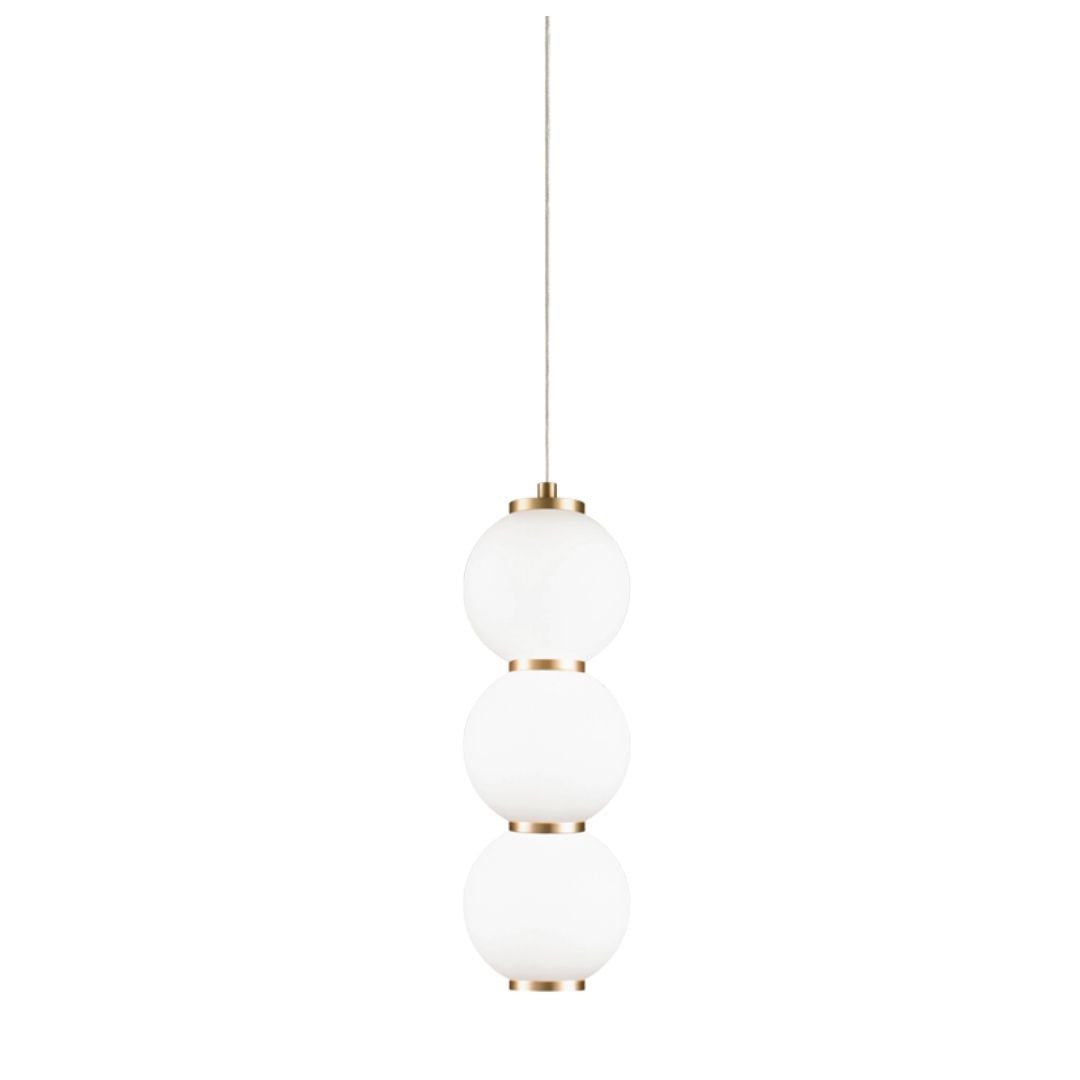 Matteo Lighting Dango 13-in LED Globe Pendant Oxidized Black
