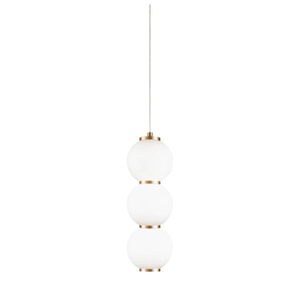 Matteo Lighting Dango 13-in LED Globe Pendant Oxidized Black