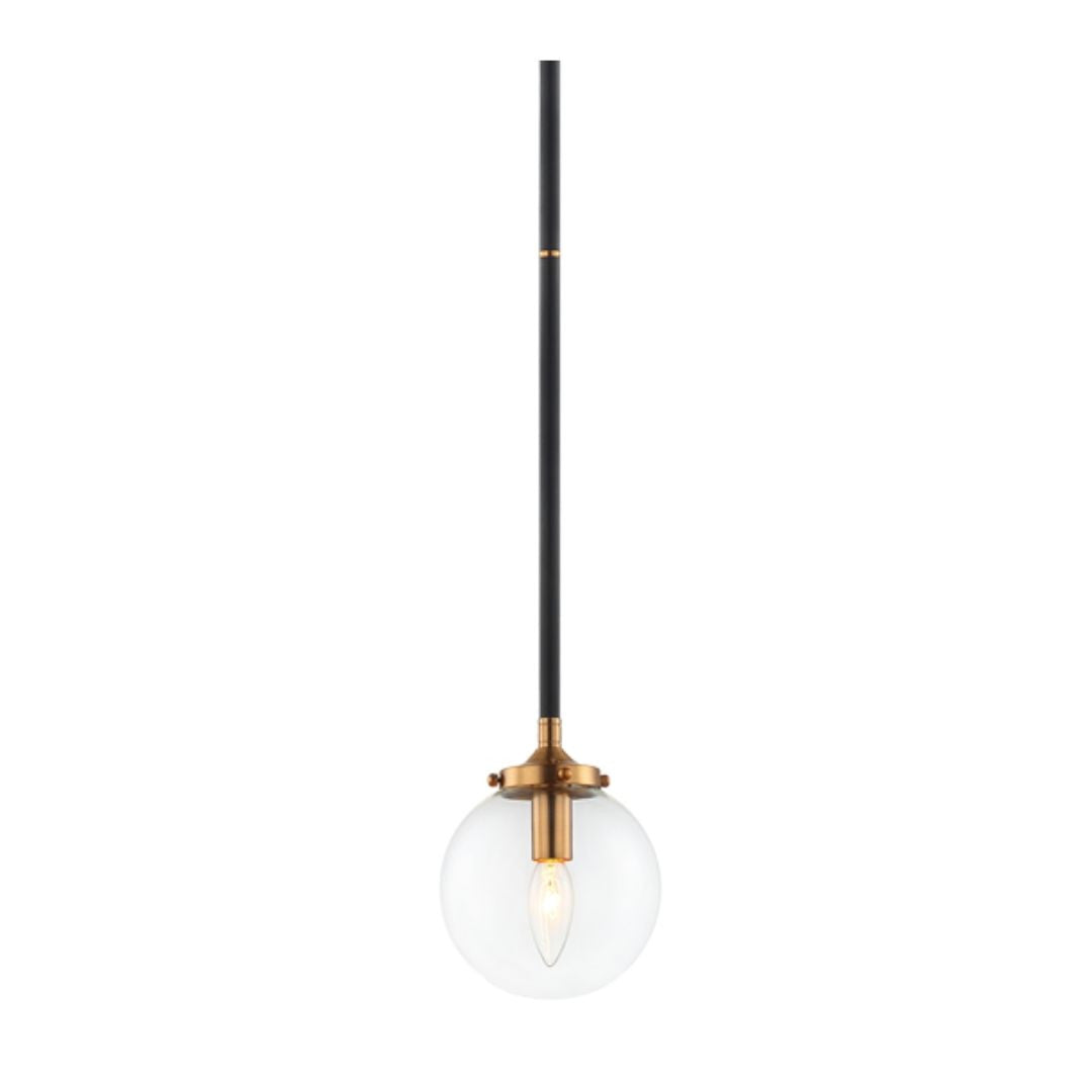 Matteo Lighting Particles Pendant Black, Chrome