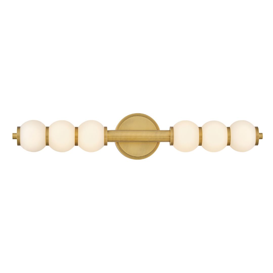 Hinkley Trigo Large LED Sconce Lacquered Brass 6.0"W x 31.25"H x 6.0"L