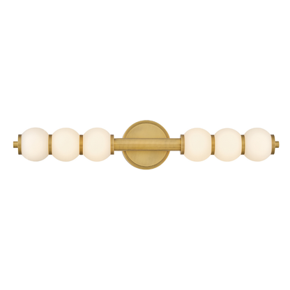 Hinkley Trigo Large LED Sconce Lacquered Brass 6.0"W x 31.25"H x 6.0"L