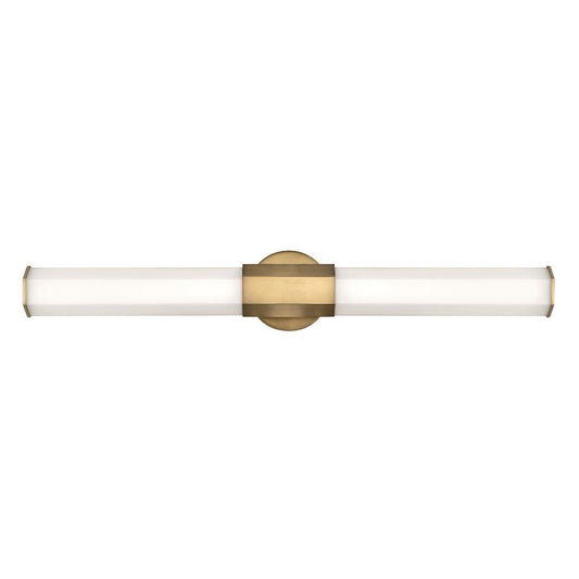 Hinkley Facet Vanity Light Heritage Brass