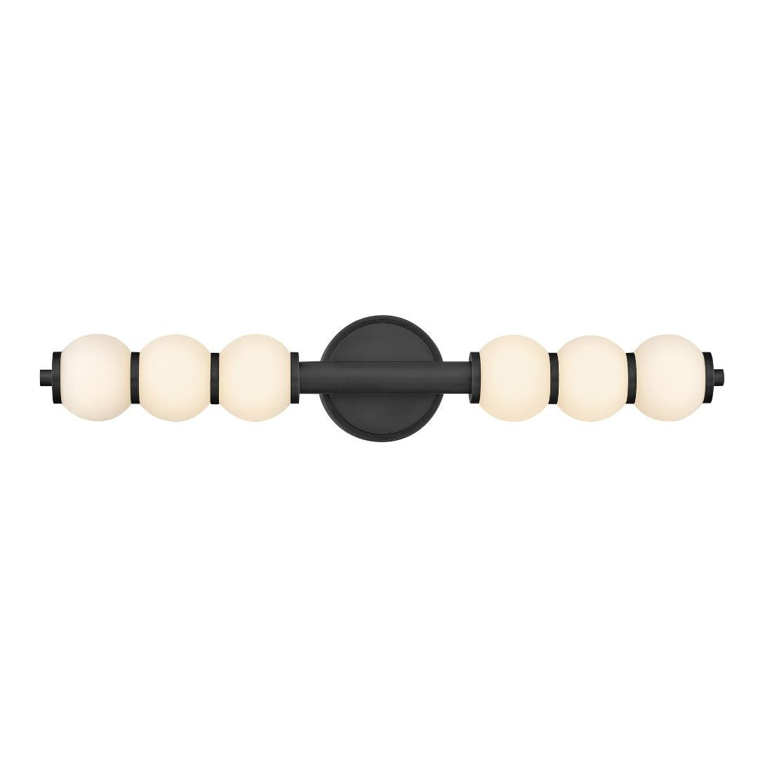 Hinkley Trigo Large LED Sconce Black 6.0"W x 31.25"H x 6.0"L