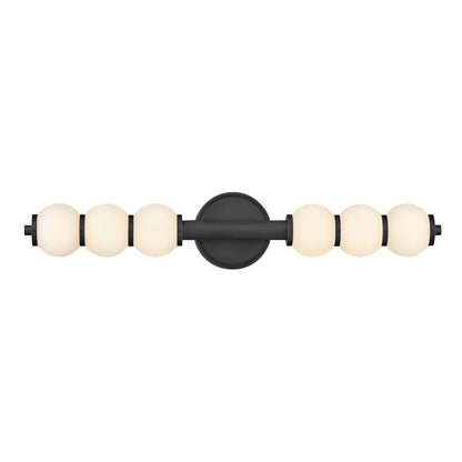 Hinkley Trigo Large LED Sconce Black 6.0"W x 31.25"H x 6.0"L