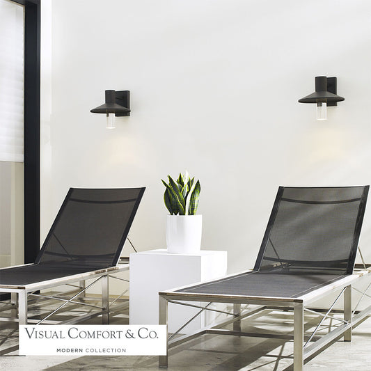 Visual Comfort Modern Ash Outdoor Wall Sconce 