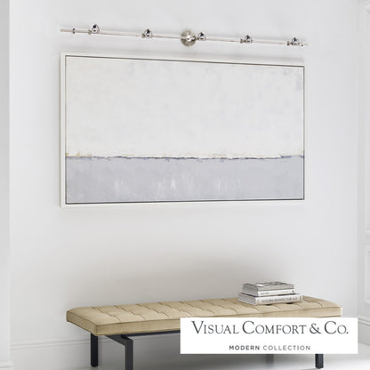 Visual Comfort Modern John Head Wall MonoRail Antique Bronze