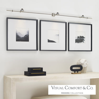 Visual Comfort Modern John Head Wall MonoRail Antique Bronze