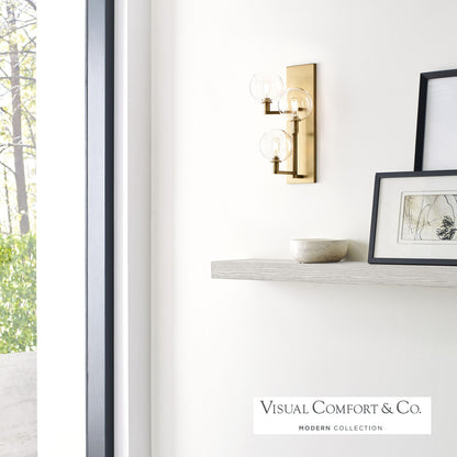 Sconces-Visual Comfort & Co. Modern Collection-700WSGMBT