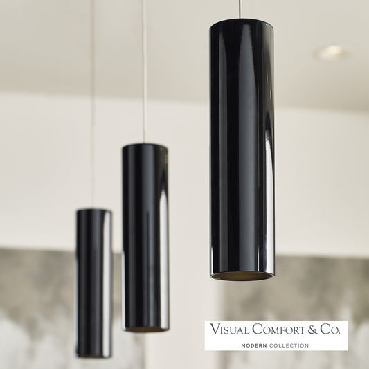 Visual Comfort Modern Piper Pendant Nickel