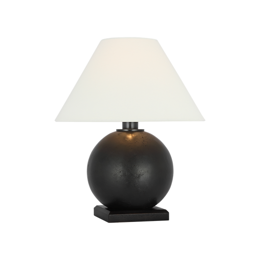 Ralph Lauren Hardwick 20" Table Lamp Museum Bronze and Black Ebony