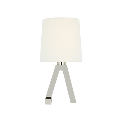 Ralph Lauren Hedger 11" Accent Lamp Polished Nickel