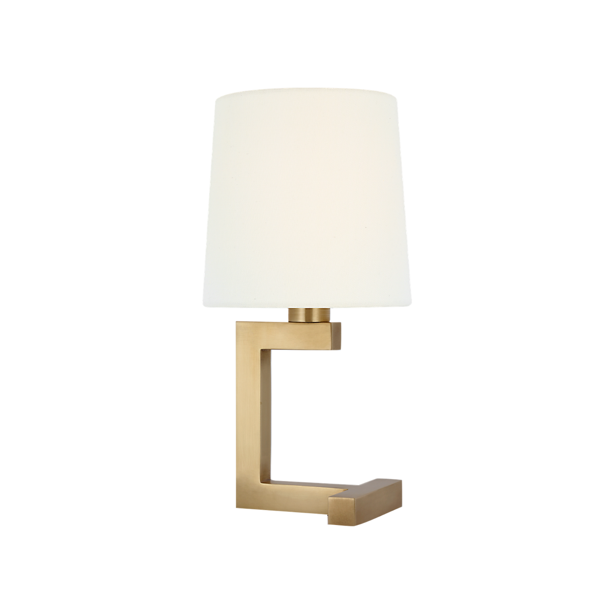 Ralph Lauren Hedger 12" Accent Lamp Natural Brass