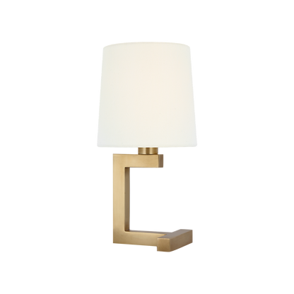 Ralph Lauren Hedger 12" Accent Lamp Natural Brass