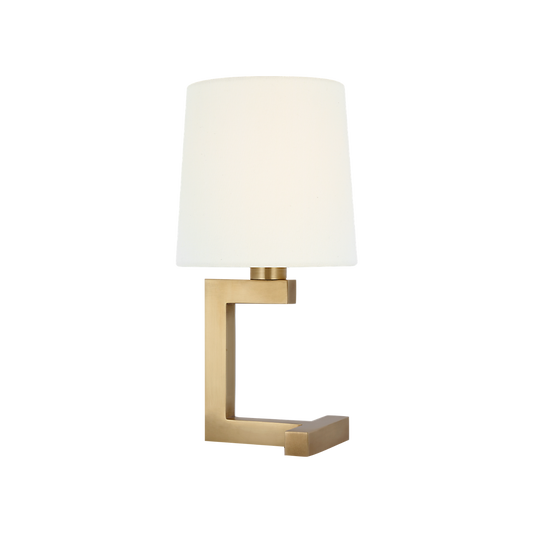 Ralph Lauren Hedger 12" Accent Lamp Natural Brass