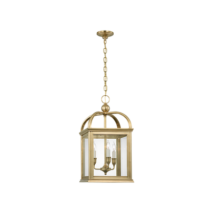 Ralph Lauren Rhoades 16" Lantern Natural Brass
