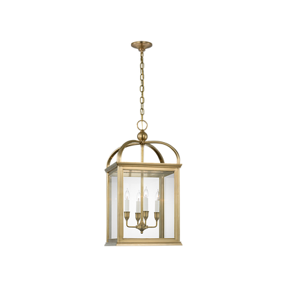 Ralph Lauren Rhoades 19" Lantern Natural Brass