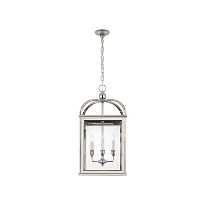 Ralph Lauren Rhoades 19" Lantern Polished Nickel