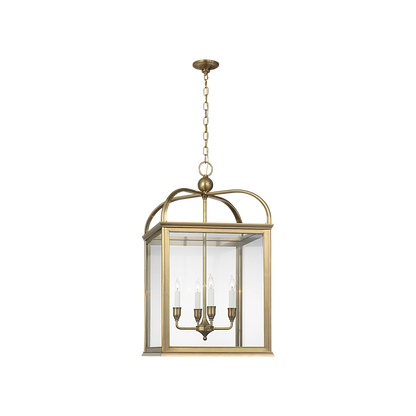 Ralph Lauren Rhoades 25" Lantern Natural Brass
