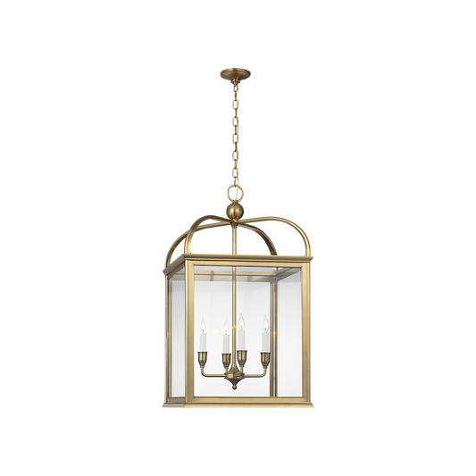 Ralph Lauren Rhoades 25" Lantern Natural Brass