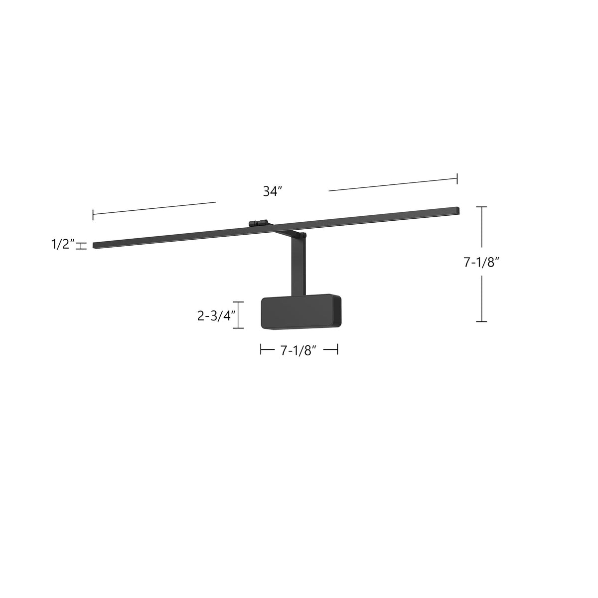 Vega Minor 34" LED Picture Light
