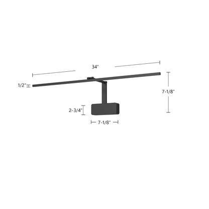 Vega Minor 34" LED Picture Light