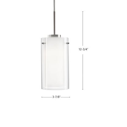 Verona 7" Brushed Nickel LED Pendant