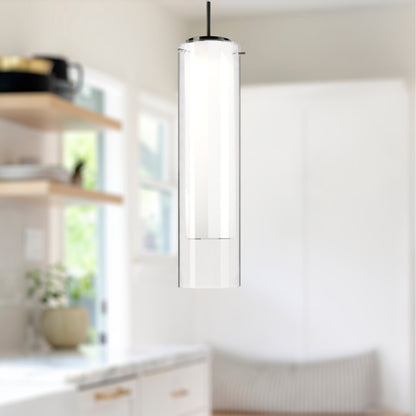 Verona 19" Brushed Nickel LED Pendant