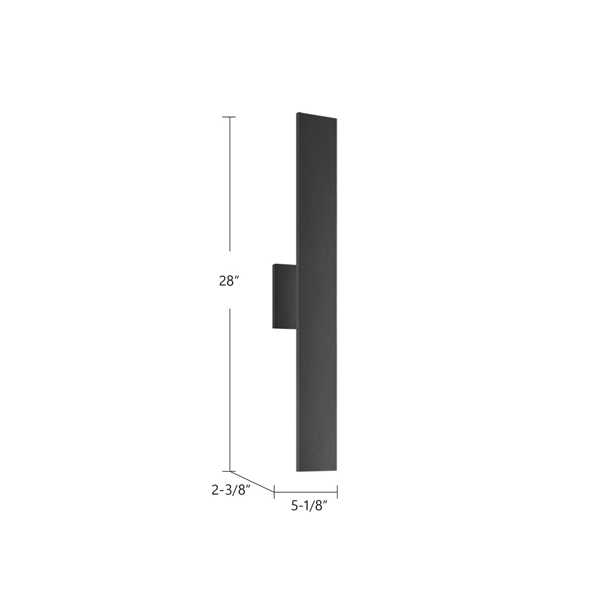 Vesta 28" LED All-terior Wall Light