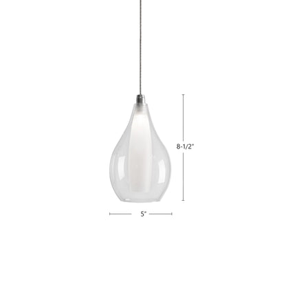 Victoria 5" Chrome LED Pendant