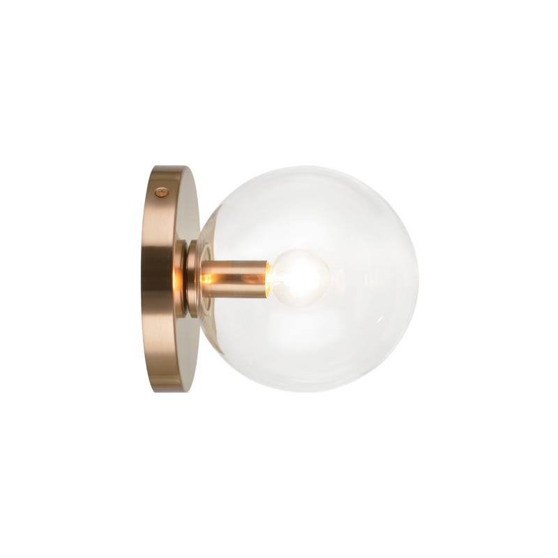 Matteo Lighting Cosmo 6-in Flush Mount Aged Gold Brass