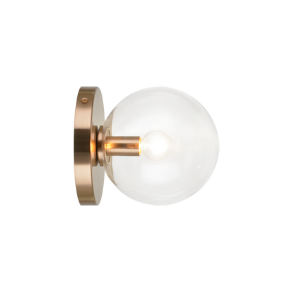 Matteo Lighting Cosmo 6-in Flush Mount Aged Gold Brass