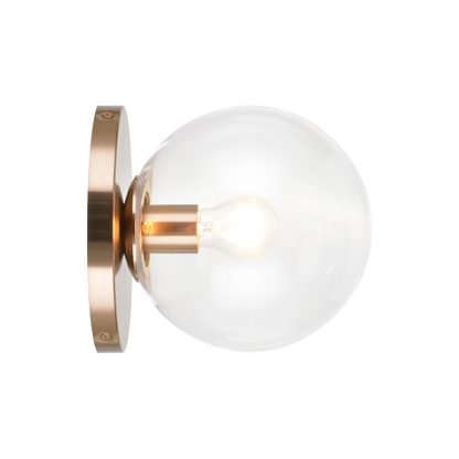 Matteo Lighting Cosmo 8-in Flush Mount Aged Brass