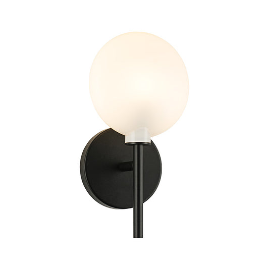 Matteo Lighting Peony 12" Wall Sconce in Matte Black (W33701MB)