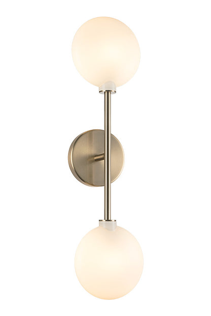 Matteo Lighting Peony 23" 2-Light Bath Vanity Light in Champagne Gold (W33712CG)