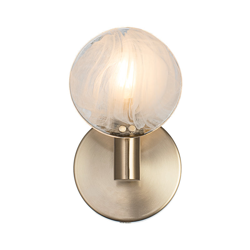 Matteo Lighting Cloudburst 8" Wall Sconce in Champagne Gold (W33801CG)