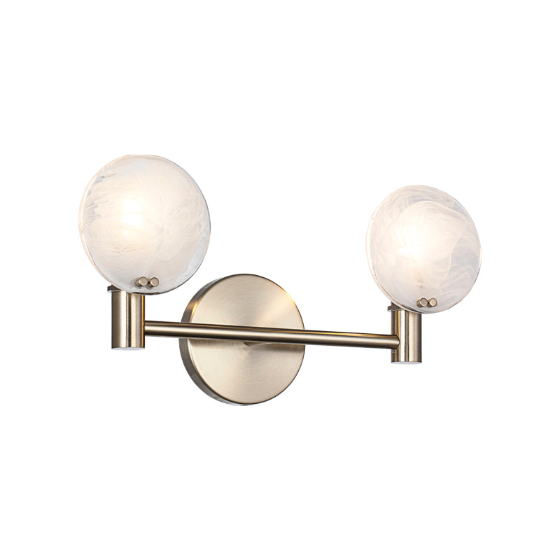 Matteo Lighting Cloudburst 16" 2-Light Bath Vanity Light in Champagne Gold (W33802CG) – alternate view