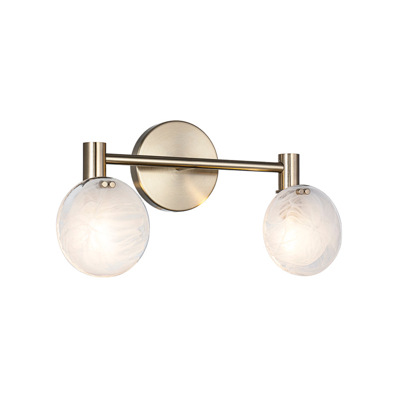Matteo Lighting Cloudburst 16" 2-Light Bath Vanity Light in Champagne Gold (W33802CG) – alternate view