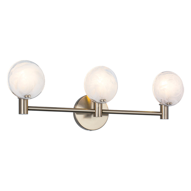 Matteo Lighting Cloudburst 24" 3-Light Bath Vanity Light in Champagne Gold (W33803CG) – alternate view