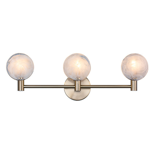 Matteo Lighting Cloudburst 24" 3-Light Bath Vanity Light in Champagne Gold (W33803CG)