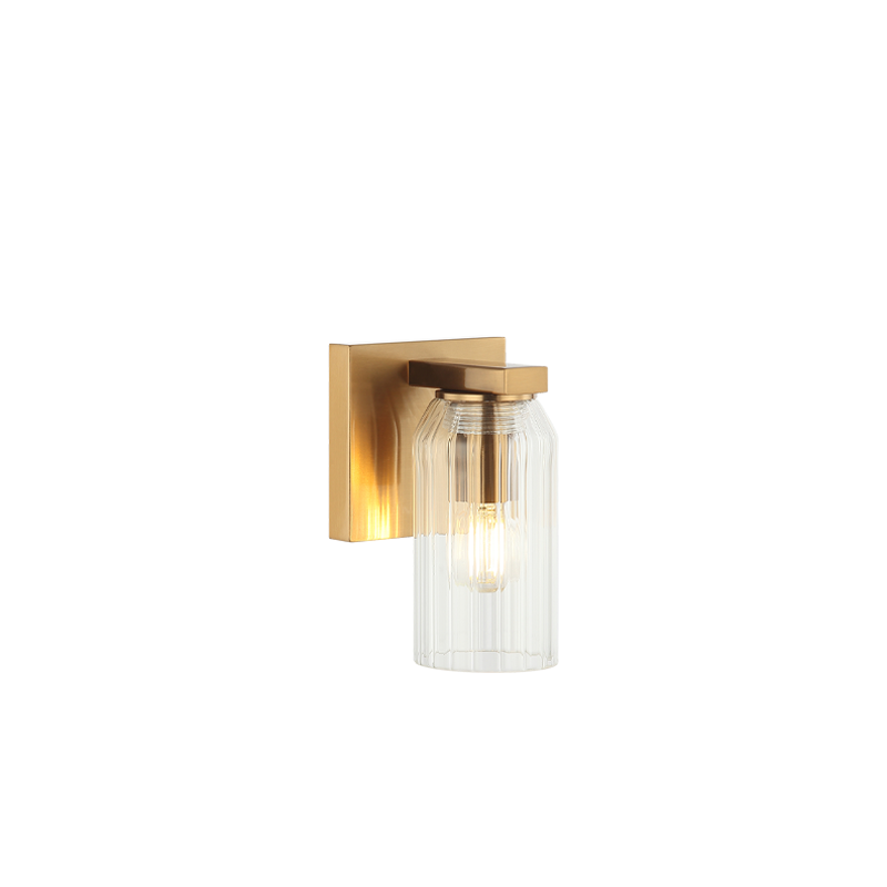 Matteo Lighting Westlock 7" Wall Sconce in Aged Gold Brass (W34001AG) – alternate view