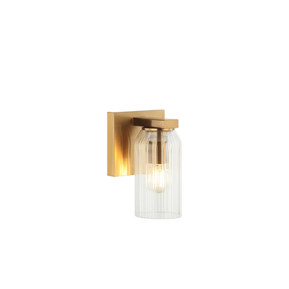 Matteo Lighting Westlock 7" Wall Sconce in Aged Gold Brass (W34001AG) – alternate view