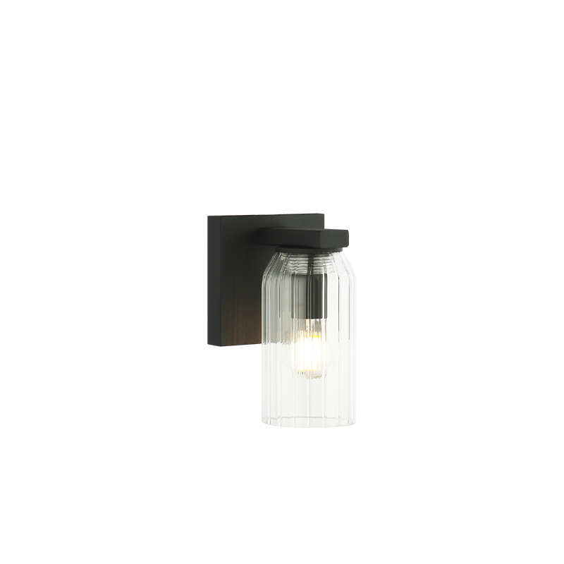 Matteo Lighting Westlock 7" Wall Sconce in Matte Black (W34001MB) – alternate view