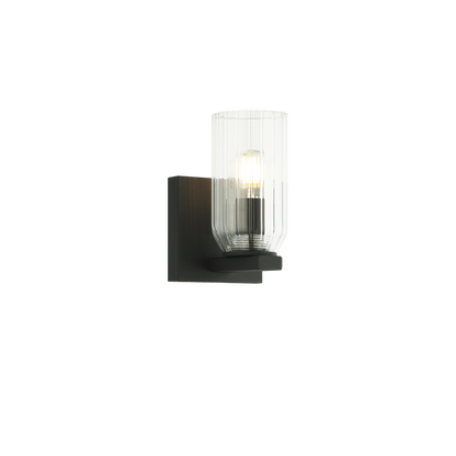 Matteo Lighting Westlock 7" Wall Sconce in Matte Black (W34001MB)