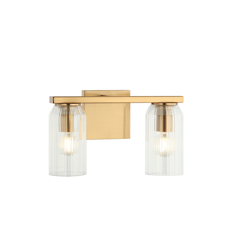 Matteo Lighting Westlock 12" 2-Light Bath Vanity Light in Aged Gold Brass (W34002AG) – alternate view
