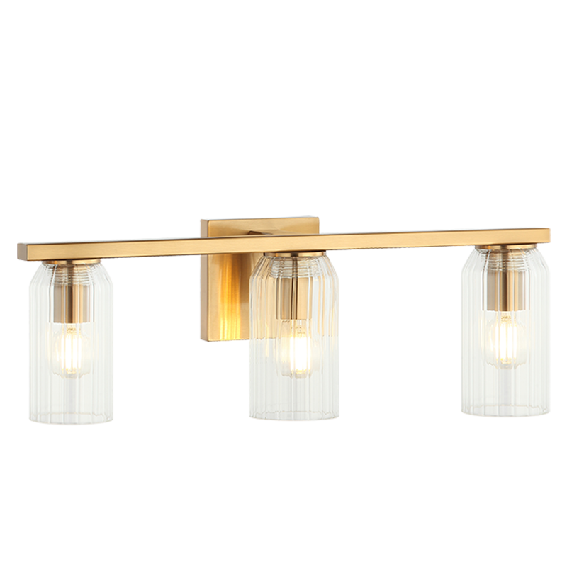 Matteo Lighting Westlock 20" 3-Light Bath Vanity Light in Aged Gold Brass (W34003AG) – alternate view