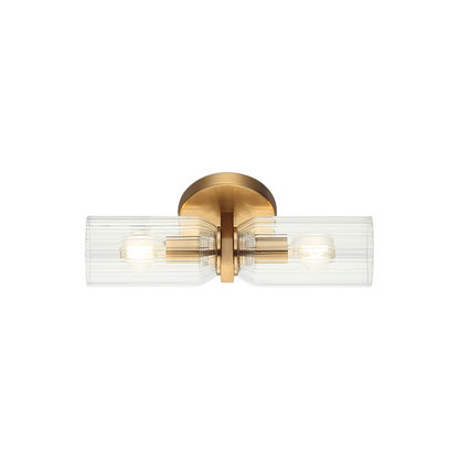Matteo Lighting Westlock 13" 2-Light Bath Vanity Light in Aged Gold Brass (W34012AG) – alternate view
