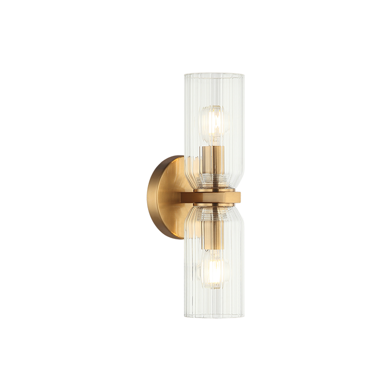 Matteo Lighting Westlock 13" 2-Light Bath Vanity Light in Aged Gold Brass (W34012AG)