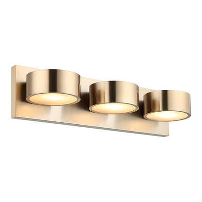 Matteo Lighting Weatherton 18" 3-Light Bath Vanity Light in Champagne Gold (W34603CG)